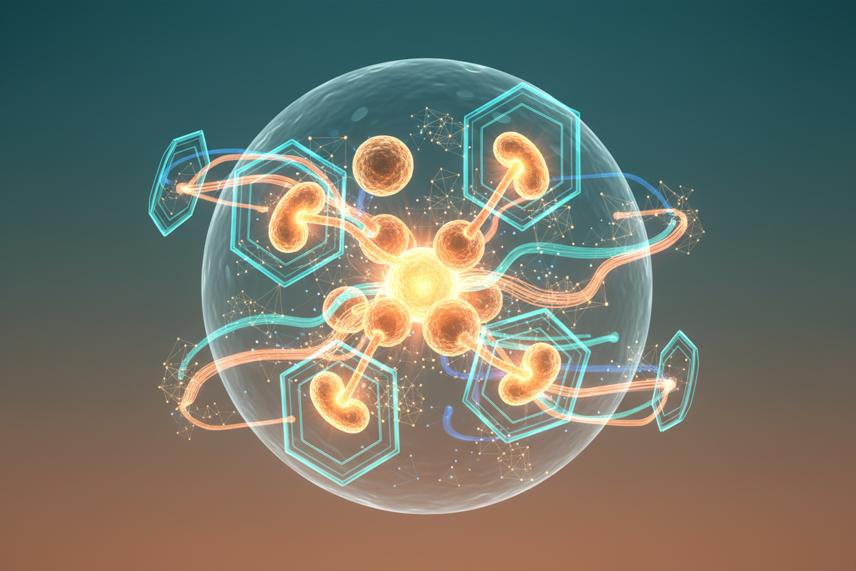 The Zenutri Cellular Support System delivers a high-performance 4-product TGA-certified protocol designed to support mitochondrial vitality, comprehensive antioxidant protection, and metabolic resilience across multiple cellular pathways critical for energy production, cellular repair, and healthy aging. This pharmaceutical-grade daily system integrates four synergistic mechanisms: NAD+ cellular energy and repair through nicotinamide rib