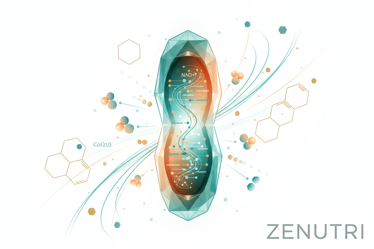 Unlock peak cellular energy production with Australia's most scientifically advanced mitochondrial performance system. The Mitochondrial Energy & Performance Bundle targets all three critical pathways for optimal ATP generation: NAD+ cellular energy signalling through pharmaceutical-grade Nicotinamide Riboside (300mg daily capacity), electron transport chain optimisation via CoQ10 (150mg ubidecarenone), and mitochondrial protection under metabolic stre