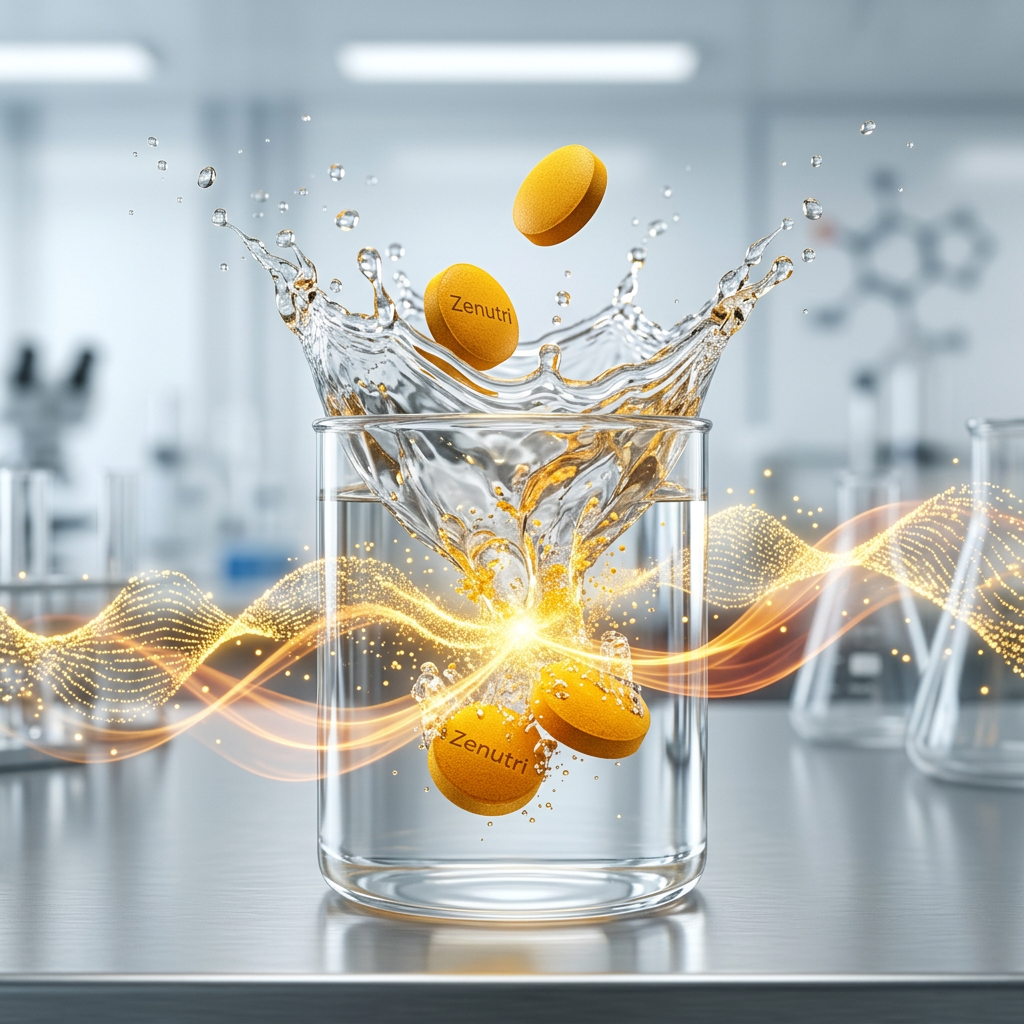 Zenutri Curcumin tablets releasing turmeric derived antioxidants for inflammation support — alternate view