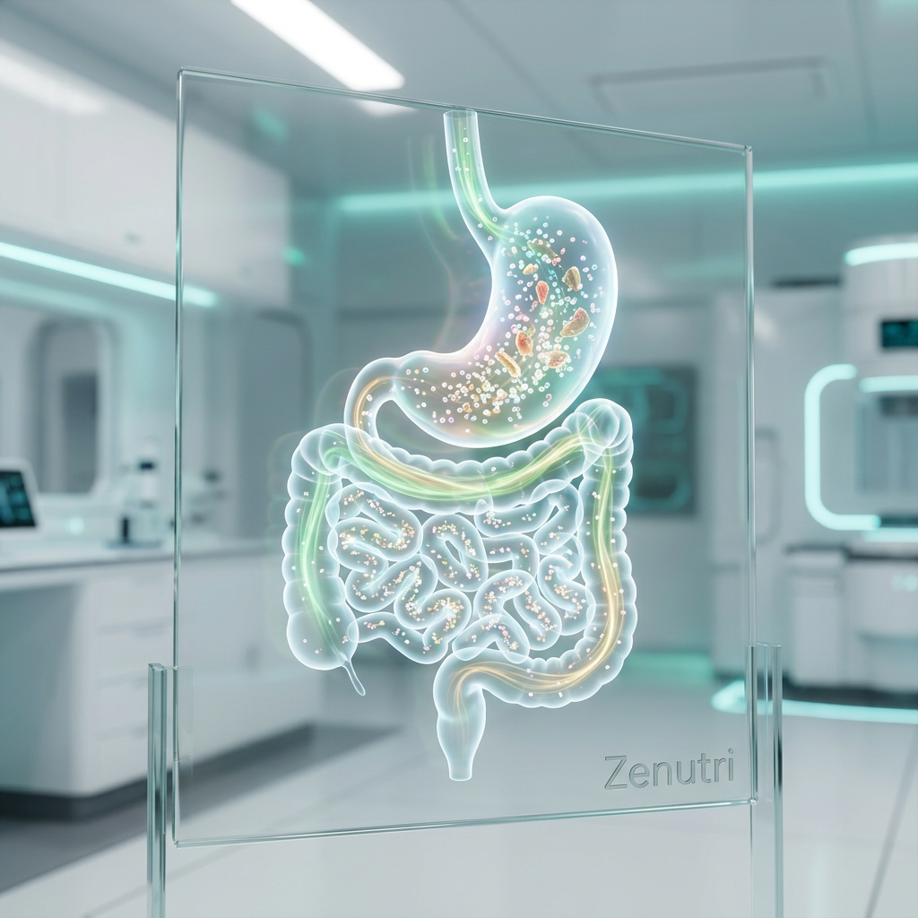 Zenutri Digestive Enzymes capsules supporting gut health and digestion