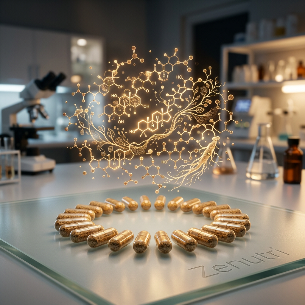 Zenutri Ginseng capsules containing multiple ginseng extracts for energy support