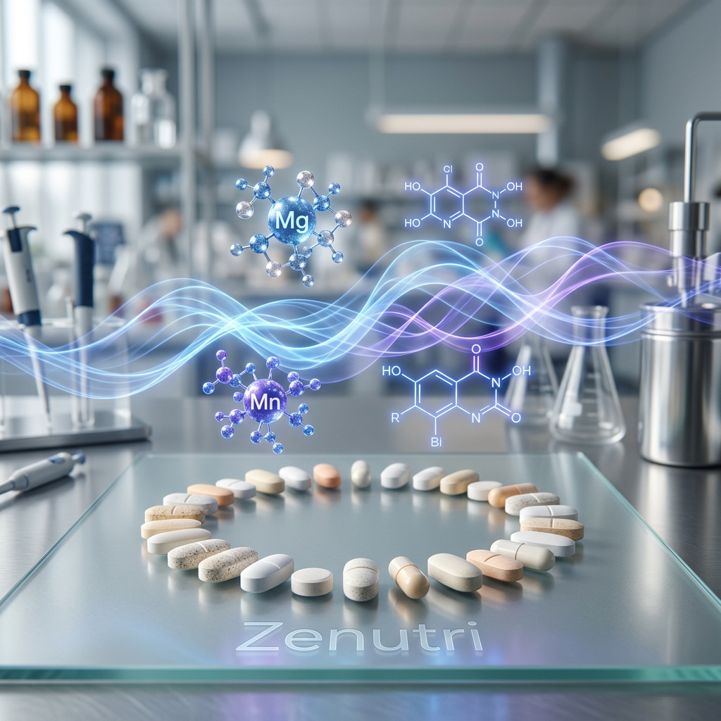 Zenutri Magnesium tablets containing essential minerals for energy and nervous system support