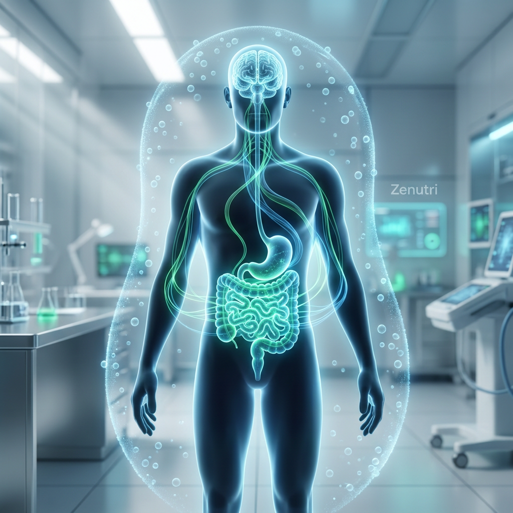 Zenutri Probiotic capsules supporting gut brain connection and immune health