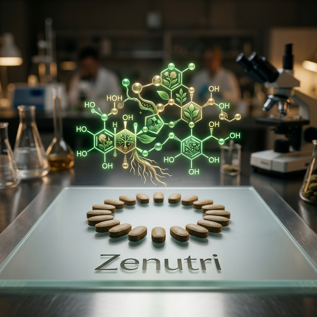 Zenutri Rhodiola tablets containing adaptogenic herbal extract for stress and energy support
